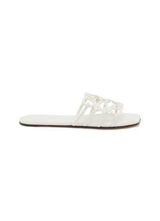 首图 - 点击放大 - LOEWE - Petal Anagram Leather Slides