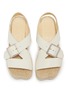 细节 - 点击放大 - LOEWE - Petal Espadrille Platform Leather Sandals