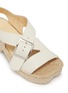 细节 - 点击放大 - LOEWE - Petal Espadrille Platform Leather Sandals