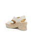  - LOEWE - Petal Espadrille Platform Leather Sandals