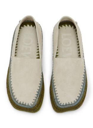 细节 - 点击放大 - LOEWE - x Paula's Ibiza Rio Suede Flat Slipper