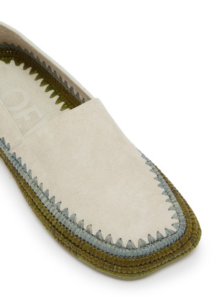 细节 - 点击放大 - LOEWE - x Paula's Ibiza Rio Suede Flat Slipper
