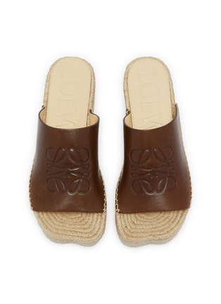 细节 - 点击放大 - LOEWE - x Paula's Ibiza Petal Leather Espadrille Slides