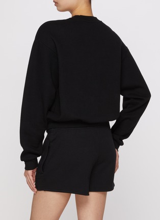 正面 -点击放大 - SKIMS - COTTON FLEECE 圆领套头衫