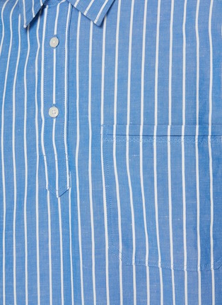  - ORLEBAR BROWN - Shanklin Striped Cotton Linen Shirt