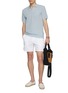 模特儿示范图 - 点击放大 - ORLEBAR BROWN - Roddy Waffle Mesh Polo Shirt