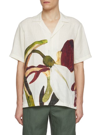 首图 - 点击放大 - ORLEBAR BROWN - Floral Printed Maitan Linen Shirt