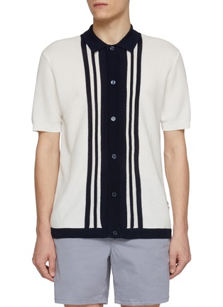 首图 - 点击放大 - ORLEBAR BROWN - Tiernan Lumina Cotton Waffle Knit Shirt