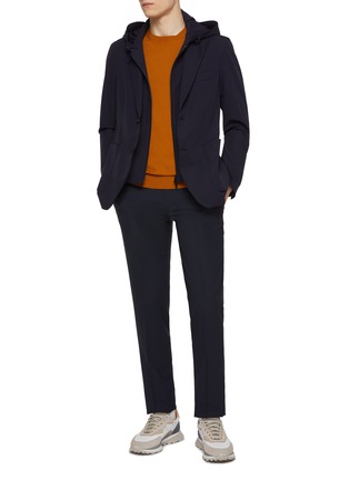 模特儿示范图 - 点击放大 - PT TORINO - Garment Dyed Superlight Wool Pants