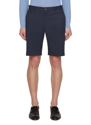 首图 - 点击放大 - PT TORINO - Techno Stretch Bermuda Cotton Shorts