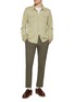 模特儿示范图 - 点击放大 - PT TORINO - Techno Stretch Twill Tapered Cotton Pants
