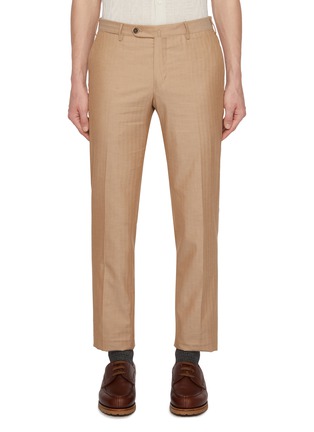 首图 - 点击放大 - PT TORINO - Slim Cotton Silk Pants