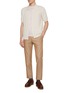 模特儿示范图 - 点击放大 - PT TORINO - Slim Cotton Silk Pants