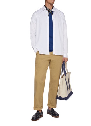 模特儿示范图 - 点击放大 - MAISON LABICHE - Popincourt The GOAT Cotton T-shirt