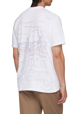 背面 - 点击放大 - MAISON LABICHE - Room With The VIbe Patureau Cotton T-Shirt