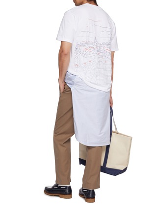 模特儿示范图 - 点击放大 - MAISON LABICHE - Room With The VIbe Patureau Cotton T-Shirt