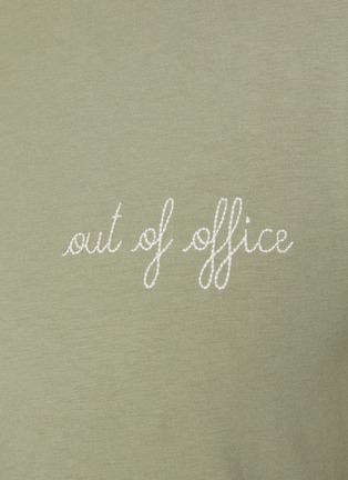  - MAISON LABICHE - Out Of Office Poitou Cotton T-Shirt