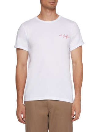 首图 - 点击放大 - MAISON LABICHE - Out Of Office Poitou Cotton T-Shirt