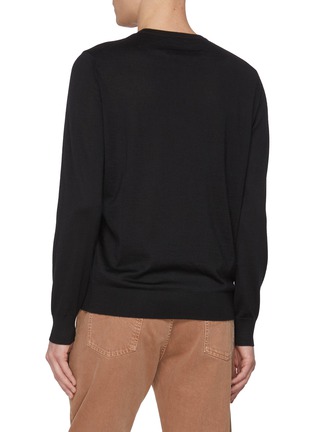 背面 - 点击放大 - ZEGNA - Crewneck Cashmere Silk Knit Sweater