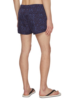 背面 - 点击放大 - CDLP - Elasticated Drawstring Waistband Swim Trunks