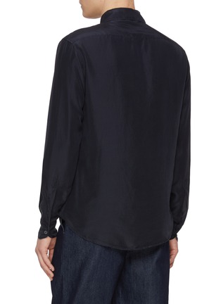 背面 - 点击放大 - BARENA - Maridola Tentor Garment Dye Silk Shirt