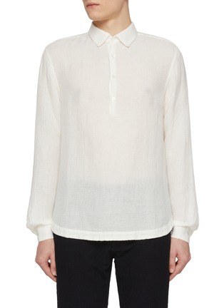 首图 - 点击放大 - BARENA - Pavan Linen Cotton Shirt