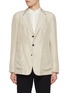 首图 - 点击放大 - BARENA - Single Breasted Silk Blazer