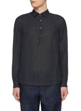 首图 - 点击放大 - BARENA - Pavan Cotton Linen Shirt