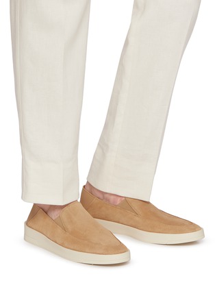 模特儿示范图 - 点击放大 - FRESCOBOL CARIOCA - Telo Suede Loafers