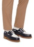 模特儿示范图 - 点击放大 - J.M. WESTON - 4X4 Lace Up Leather Shoes