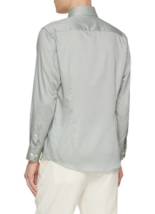 背面 - 点击放大 - ETON - Wrinkle Free Cotton Oxford Shirt