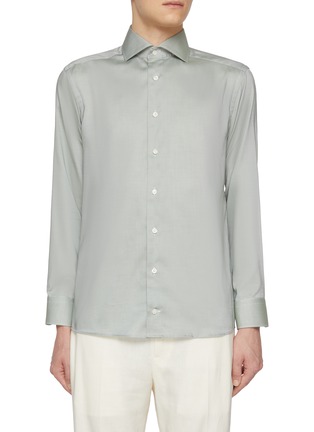 首图 - 点击放大 - ETON - Wrinkle Free Cotton Oxford Shirt