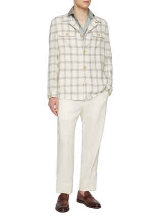 模特儿示范图 - 点击放大 - ETON - Wrinkle Free Cotton Oxford Shirt