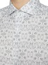  - ETON - Floral Wide Spread Collar Slim Cotton Linen Shirt