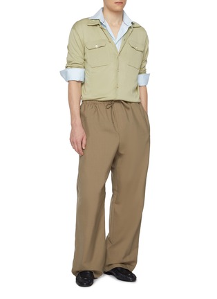 模特儿示范图 - 点击放大 - ETON - Cutaway Collar Slim Shirt