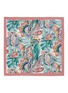 模特儿示范图 - 点击放大 - ETON - Floral Print Silk Pocket Square