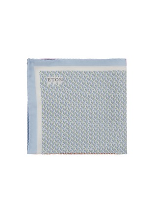 首图 - 点击放大 - ETON - Parrot Print Silk Pocket Square