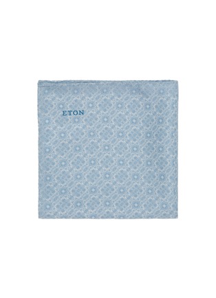 首图 - 点击放大 - ETON - Geometric Print Silk Pocket Square