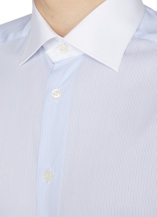  - ETON - Fine Stripe Cutaway Collar Slim Cotton Shirt