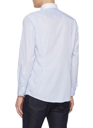 背面 - 点击放大 - ETON - Fine Stripe Cutaway Collar Slim Cotton Shirt