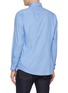 背面 - 点击放大 - ETON - Striped Cutaway Collar Slim Cotton Silk Shirt