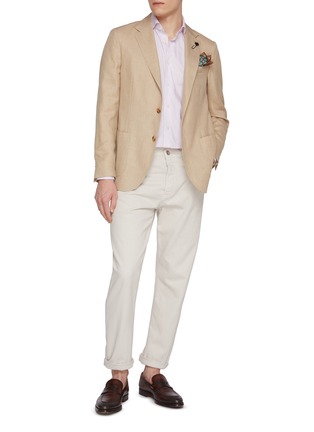 模特儿示范图 - 点击放大 - ETON - Wrinkle Free Cotton Oxford Shirt