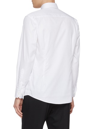 背面 - 点击放大 - ETON - Cutaway Collar Semi Solid Slim Cotton Shirt