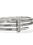 细节 - 点击放大 - JOHN HARDY - Spear Sterling Silver Diamond Flex Cuff — Size M