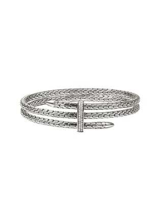 首图 - 点击放大 - JOHN HARDY - Spear Sterling Silver Diamond Flex Cuff — Size M