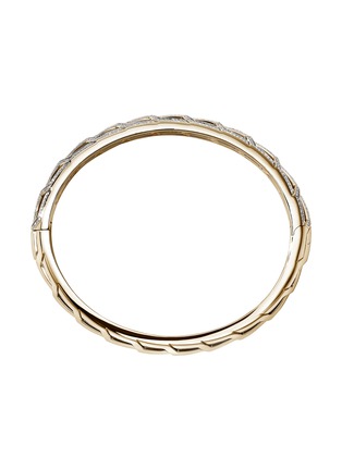  - JOHN HARDY - Icon 50 Diamond 14K Gold Bangle — Size S