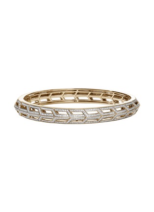 首图 - 点击放大 - JOHN HARDY - Icon 50 Diamond 14K Gold Bangle — Size S