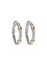 首图 - 点击放大 - JOHN HARDY - JH Essentials Diamond 14K Gold Sterling Silver Hoop Earrings