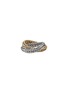 细节 - 点击放大 - JOHN HARDY - Kami 14K Gold Sterling Silver Crossover Ring — Size 8