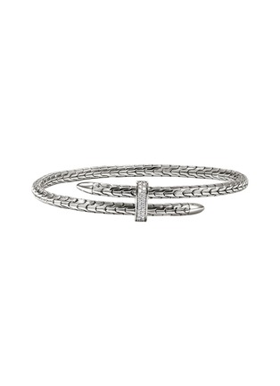 首图 - 点击放大 - JOHN HARDY - Spear Sterling Silver Diamond Flex Cuff — Size S